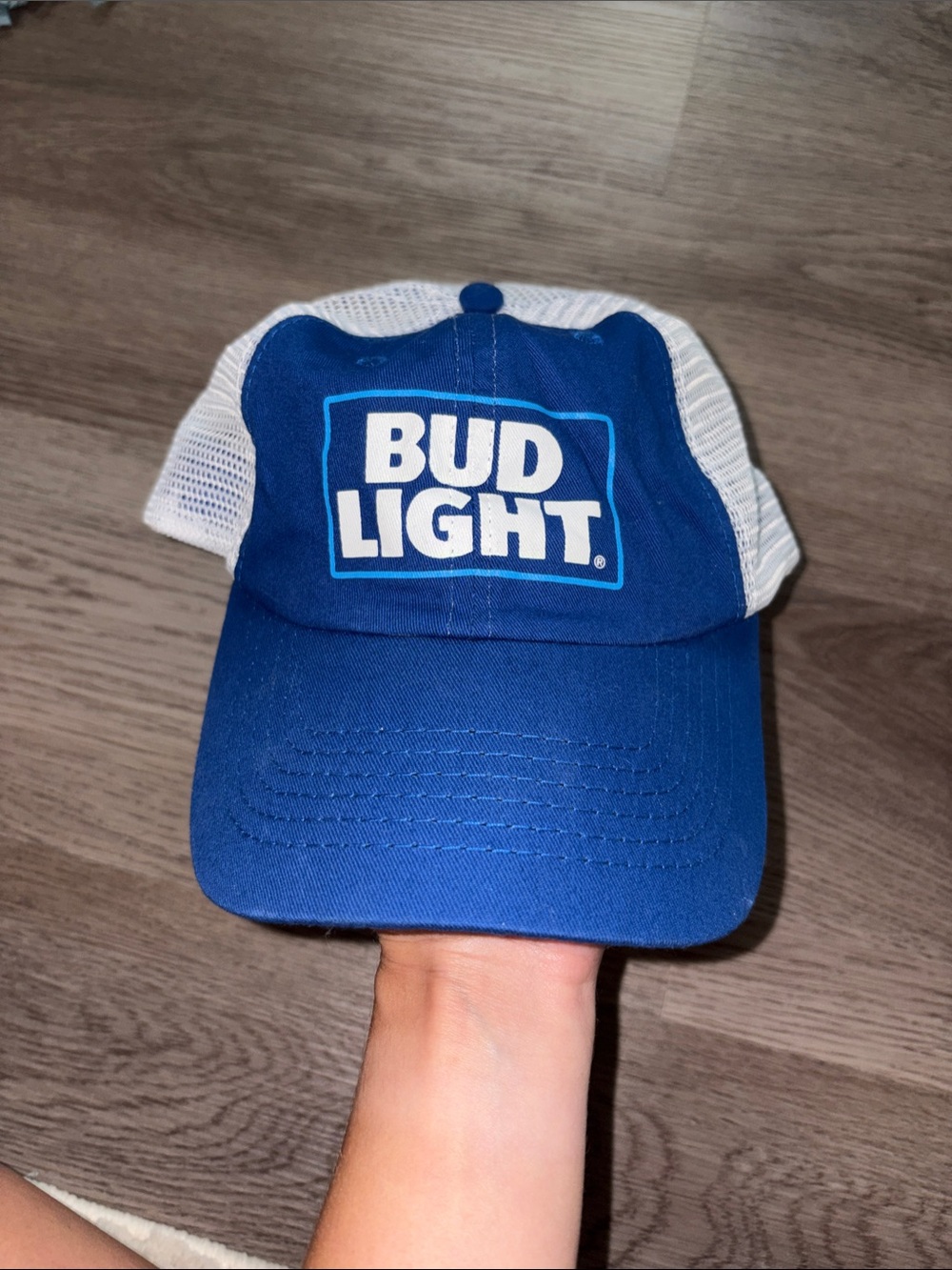 Bud Light Blue & White Hat